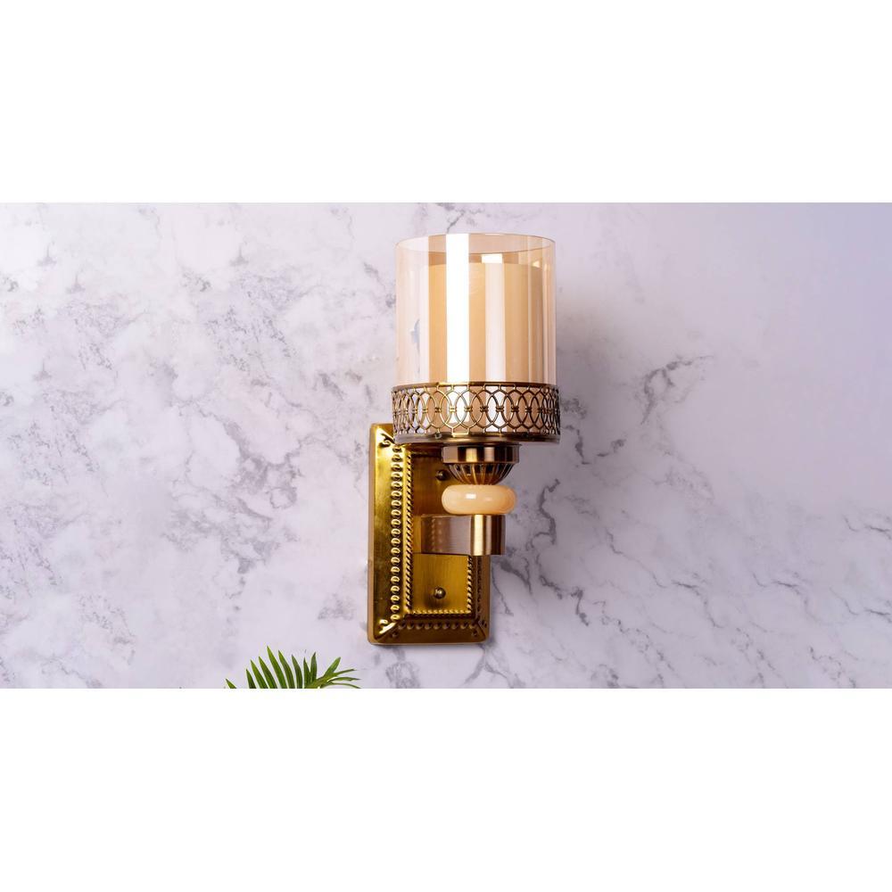 Colfax Designer Trim Double Glass Wall Light