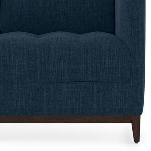 Florence Compact Sofa Set (Colour : Indigo Blue , Seater : 3+1+1)