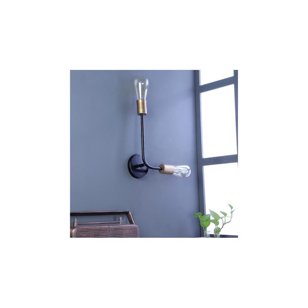 Kelda Black Metal Wall Light