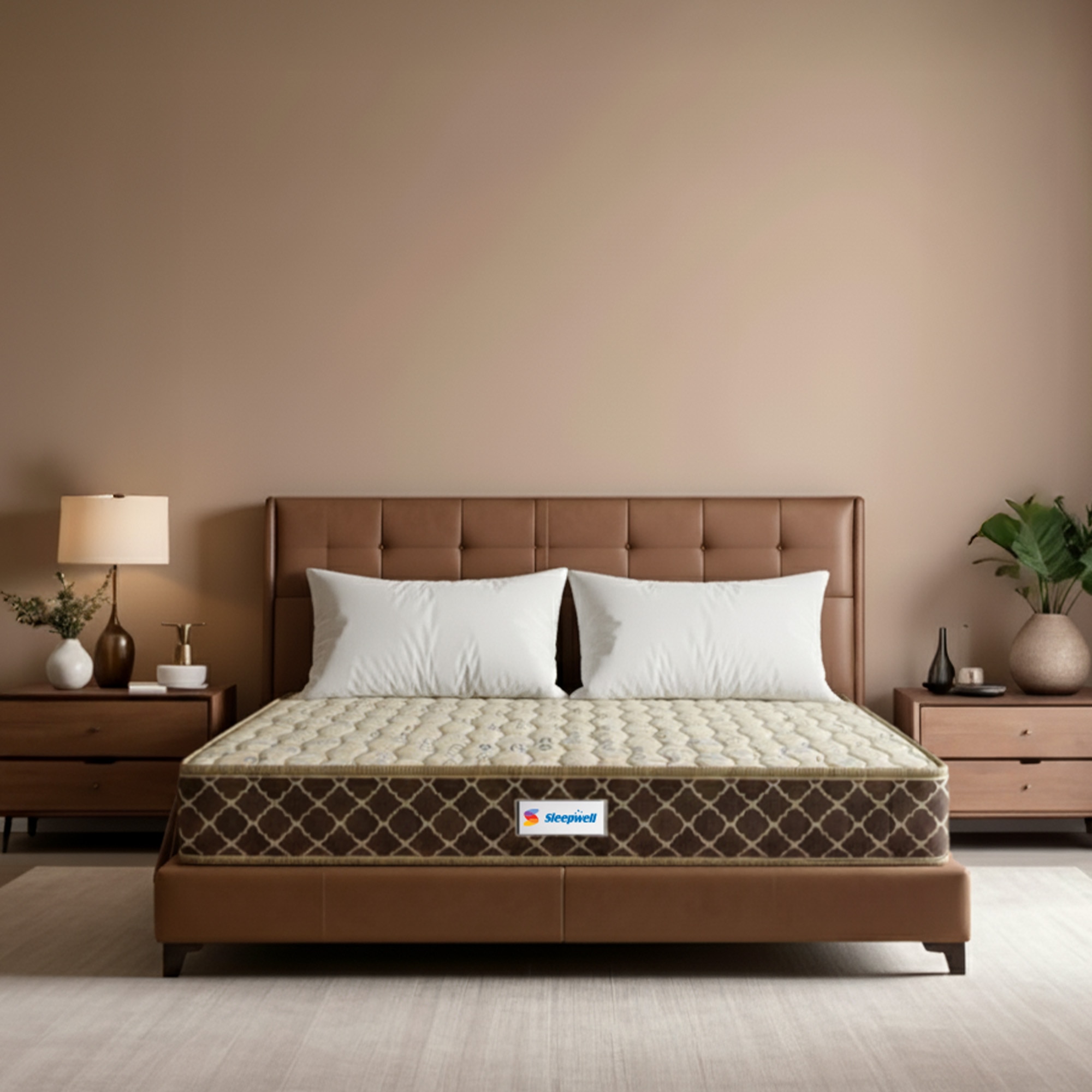 Sleepwell Pro Fitrest, Medium Firm 5 inch Single High Resilience (HR) Foam Mattress (L x W: 72 inch x 36 inch) - Sleepwell
