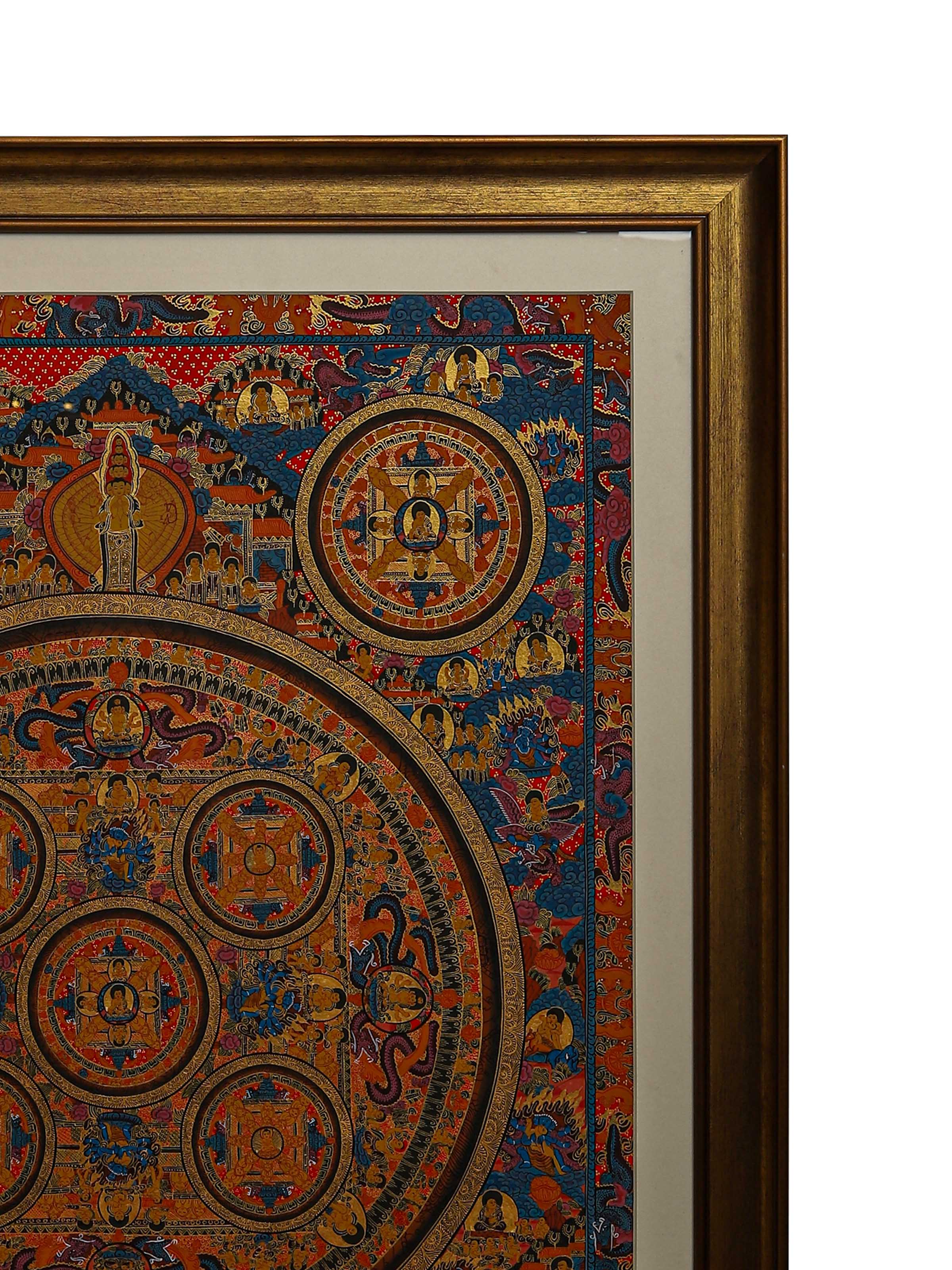 Buddha Mandala Thangka Painting