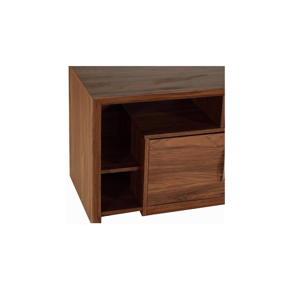 Yuko TV Unit with Two Drawers in Columbia Walnut Finish