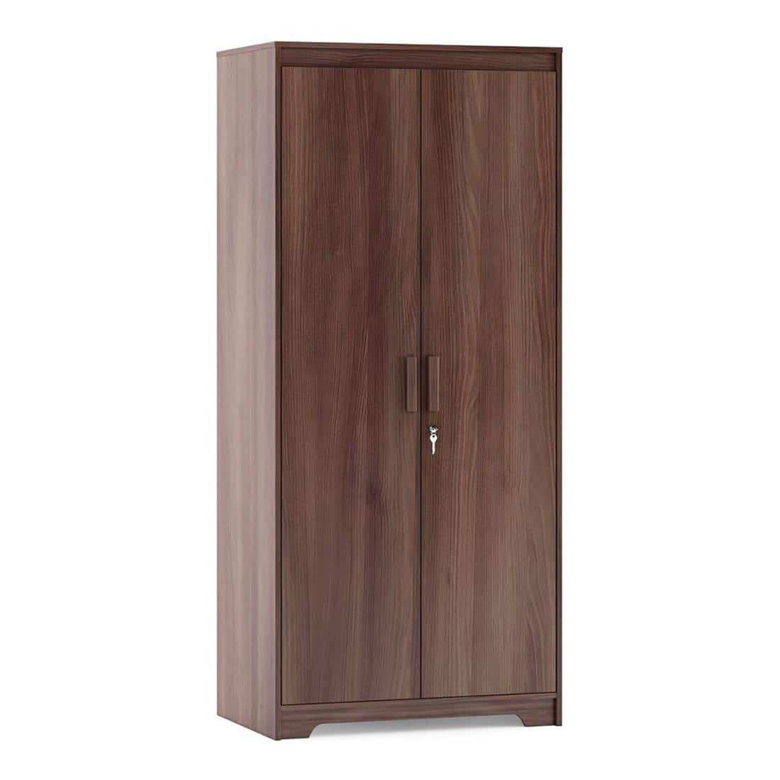 Hilton 2 Door Wardrobe With Lock in Chestnut Acacia Finish