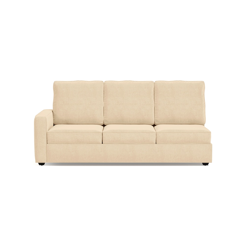Apollo Compact Sofa (Colour : Birch Beige, Cushion : Hard, Back Type : High Back, Seating Capacity : Right Aligned 3 Seater + Right Aligned Chaise + Ottoman)