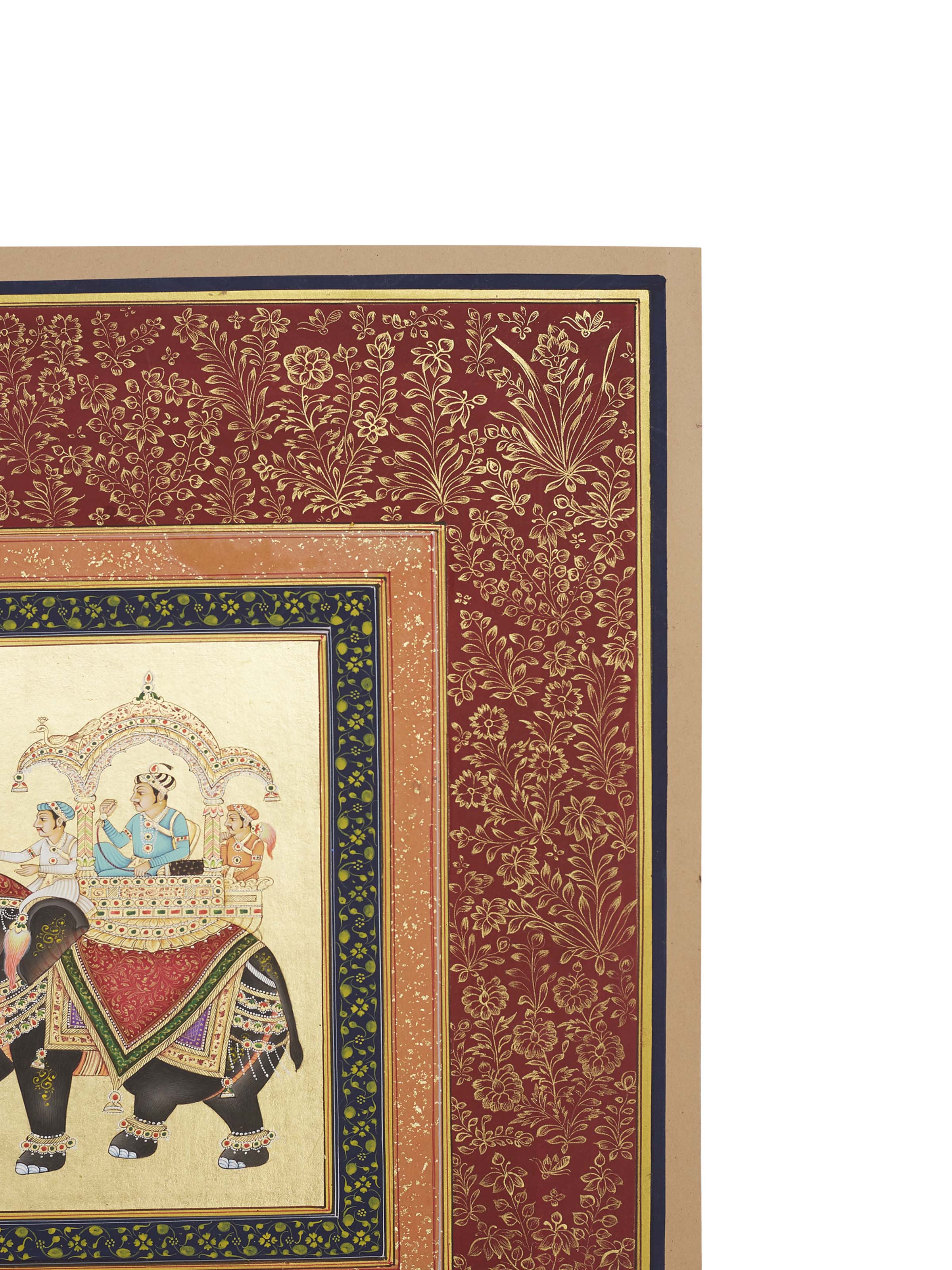 Elephant Miniature Painting