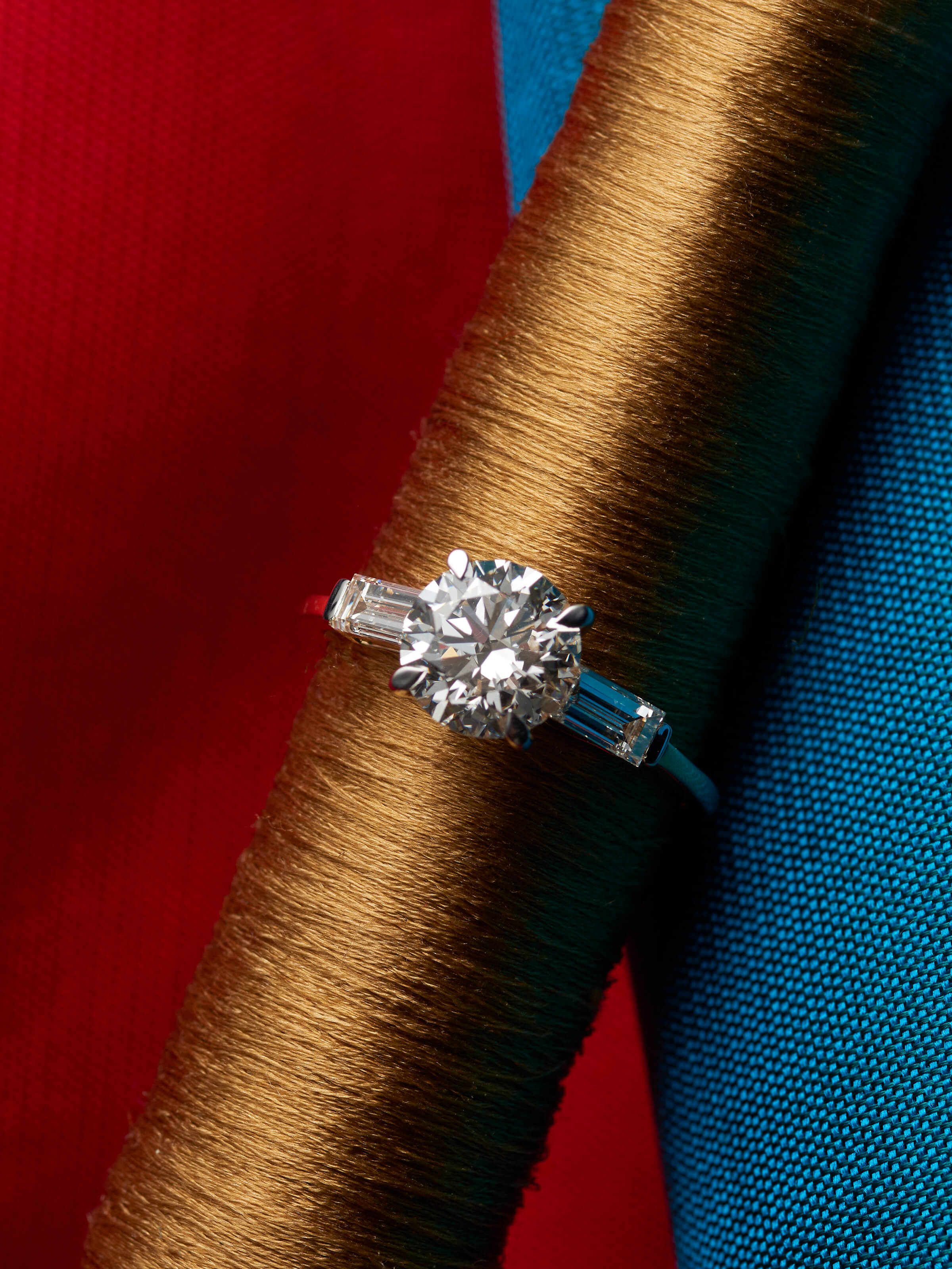 Open Setting 14 karat Gold Ring