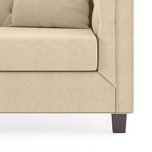 Windsor Premium 2 Seater Fabric Sofa in Birch Beige Colour