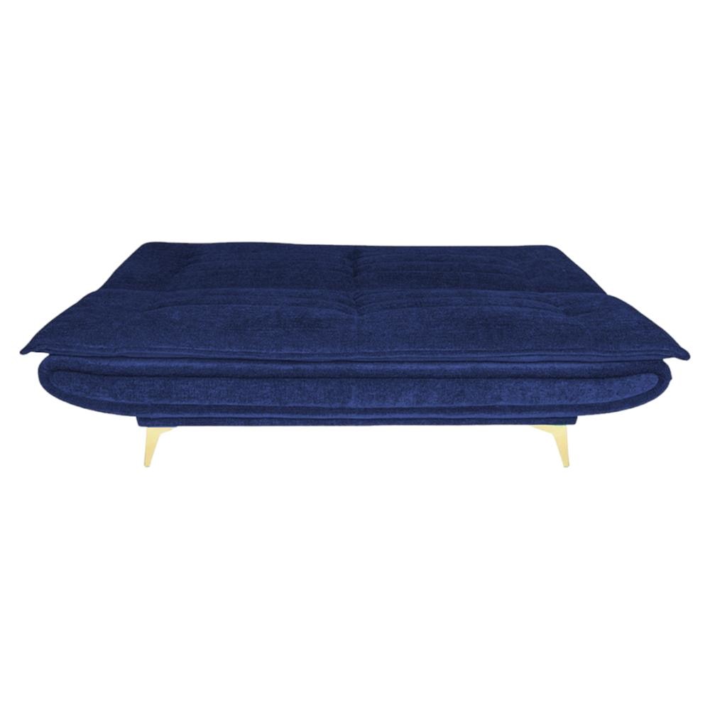 Merol 3 Seater Sofa Cum Bed In Navy Blue Color