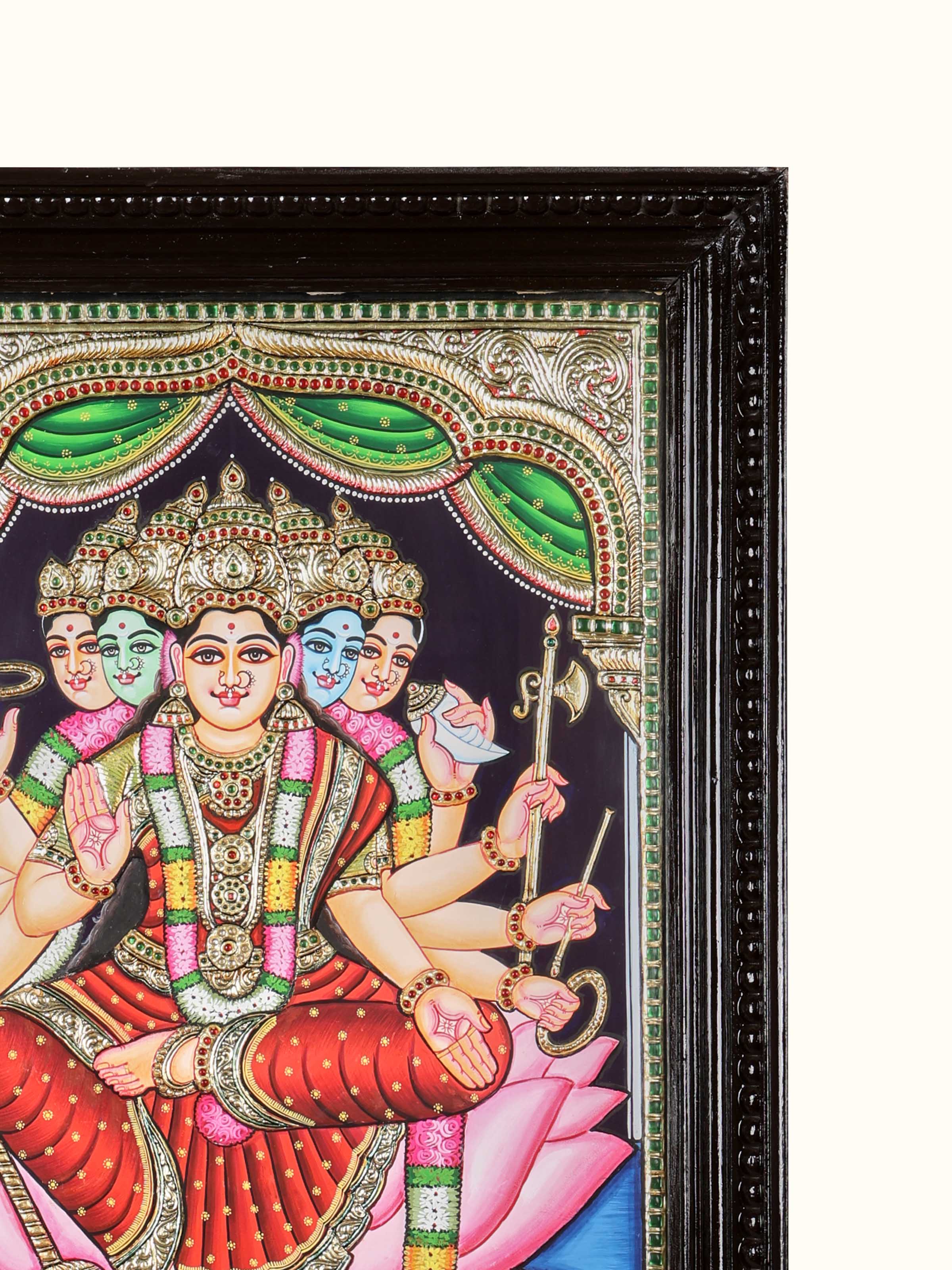 Gayatri Devi Thanjavur Painting