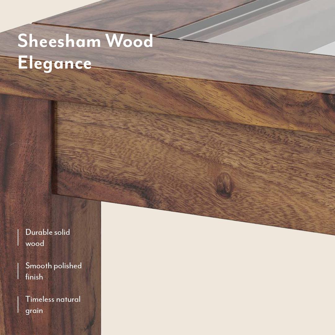 Floyd 6 Seater Dining Table Glass Top With Set Of 6 Kerry Dining Chairs