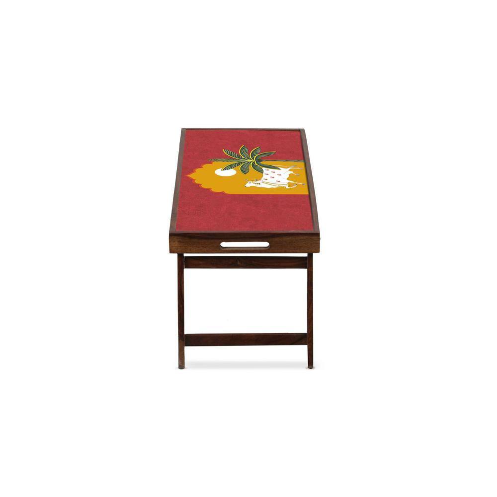 Pichwai Cow   and Serving Tray  Multicolour