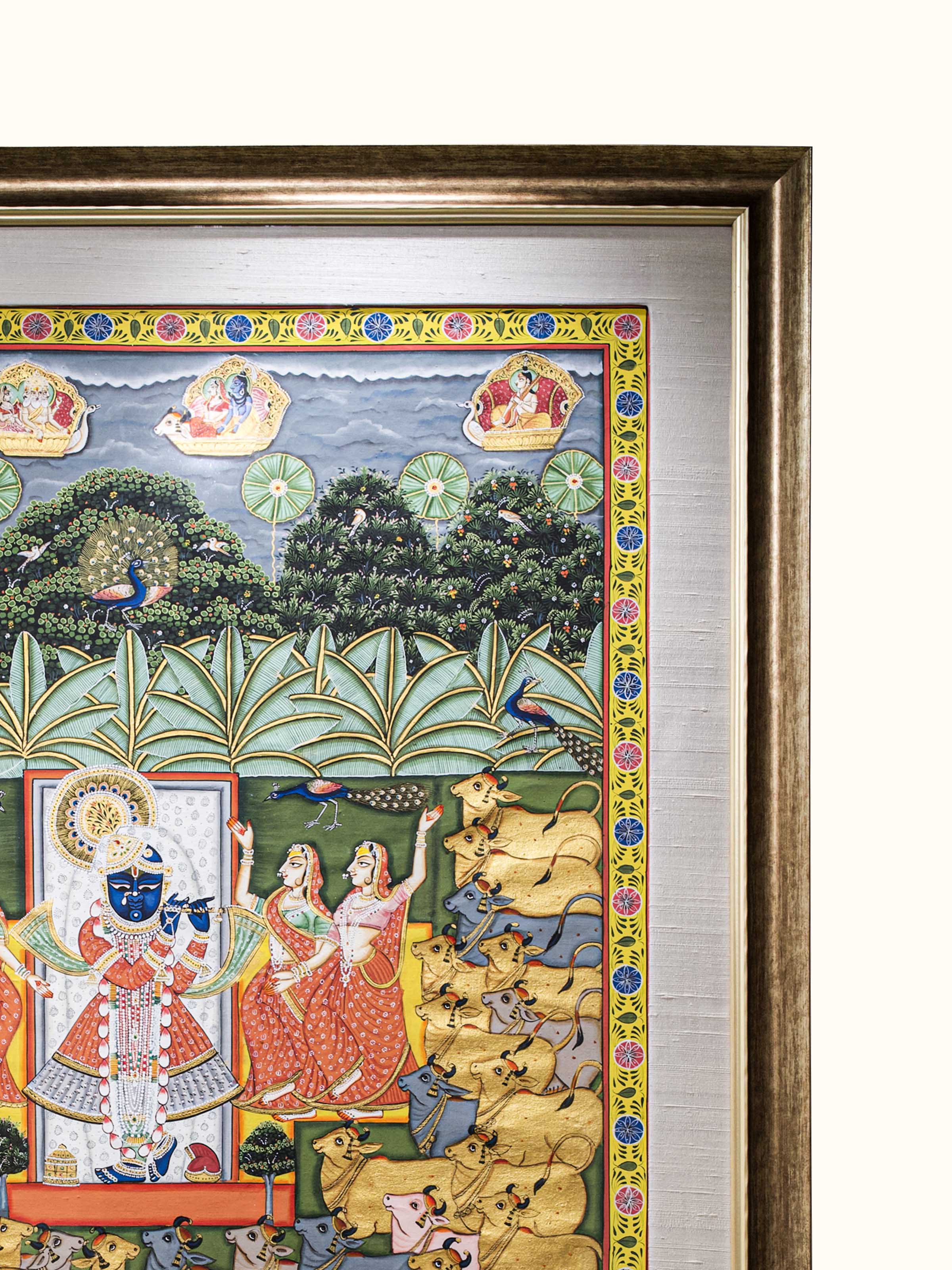 Shrinathji Gowdhuli Pichwai Painting