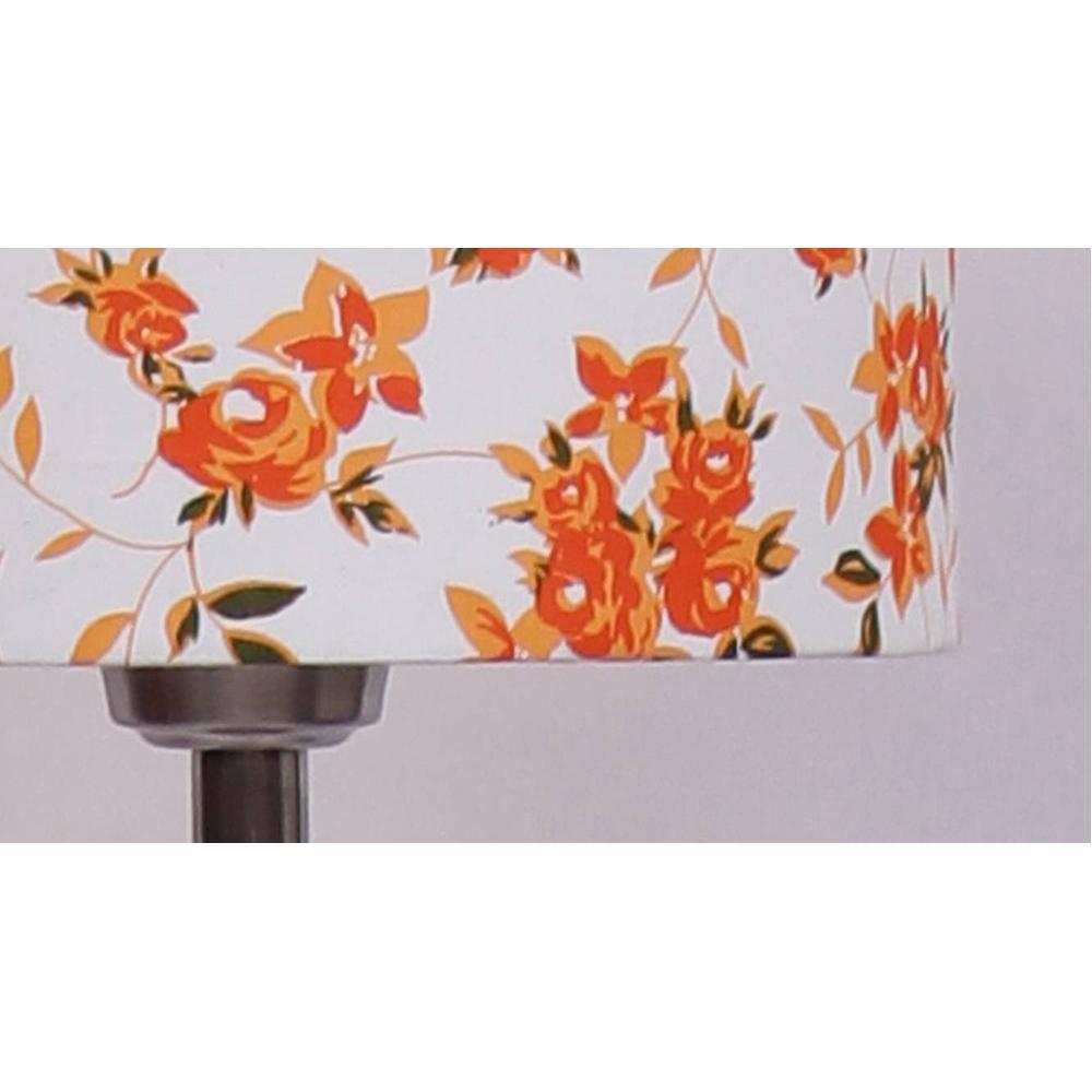 Dayanara Multicolour Cotton Shade Floor Lamp