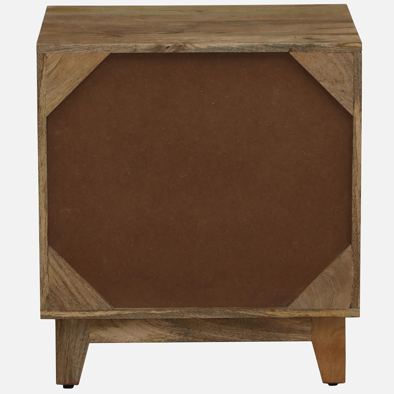 Holmes Mango Wood Hand Painted Multicolour 1 Door Small Cabinet In Natural Finish