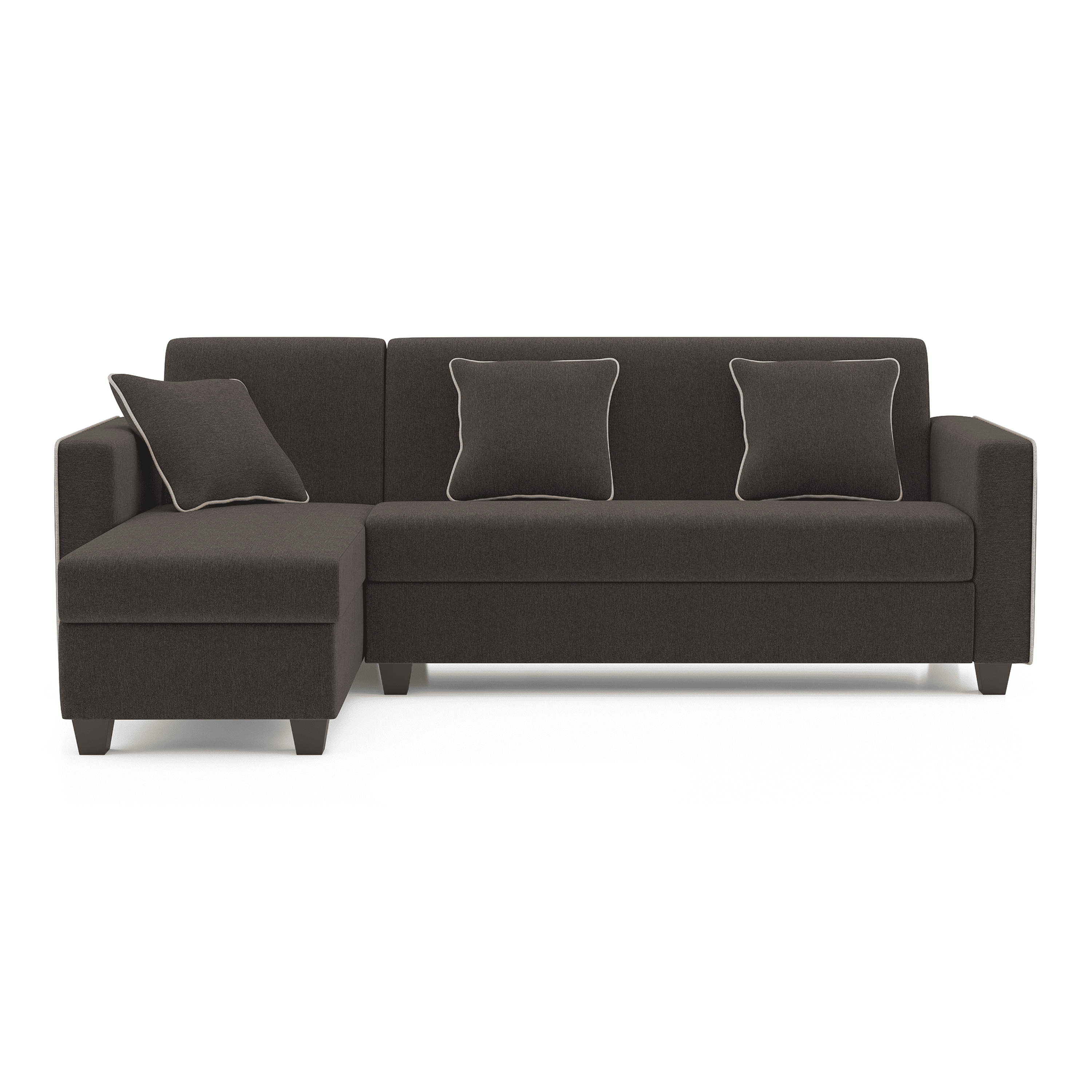 Henry Sectional Sofa Left Aligned - Cedar Brown