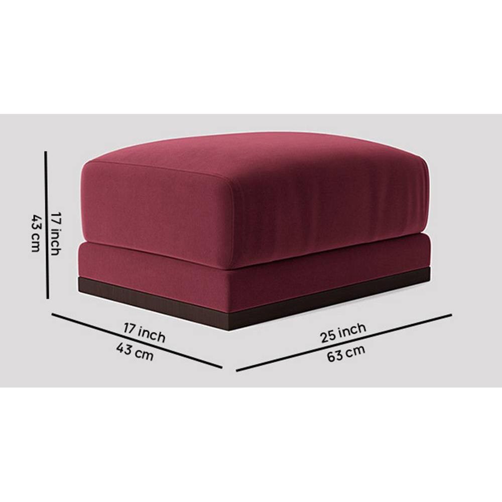 Alesun Ottoman Color in Maroon