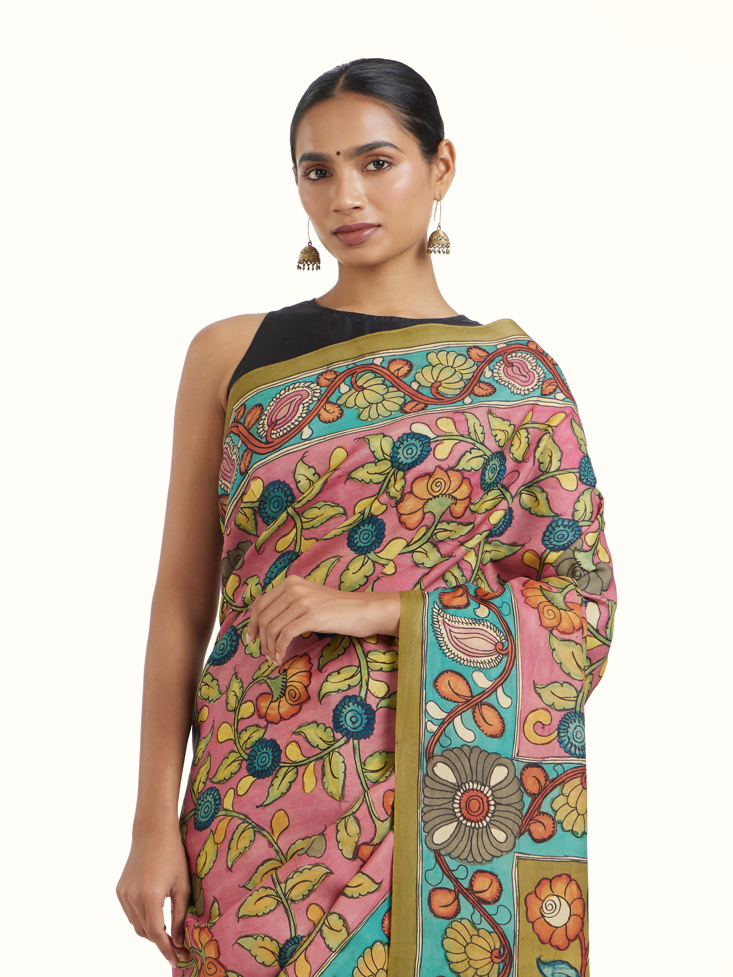 Kalamkari Mulberry Silk Saree