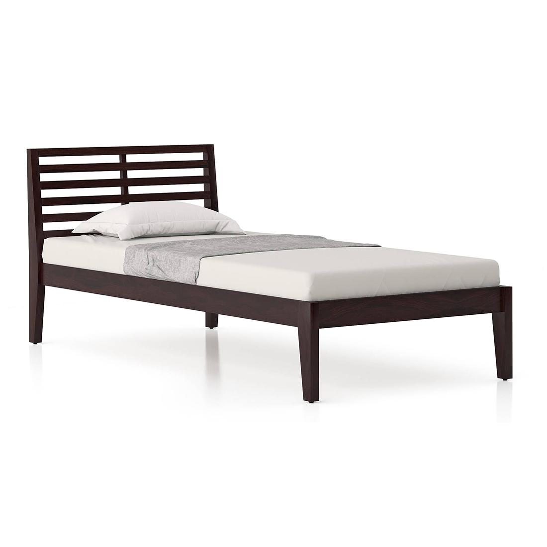 Elwyn Non Storage Single Bed In Mahogany Finish