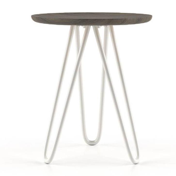 Ostra Solid Wood Side Table in Natural Finish