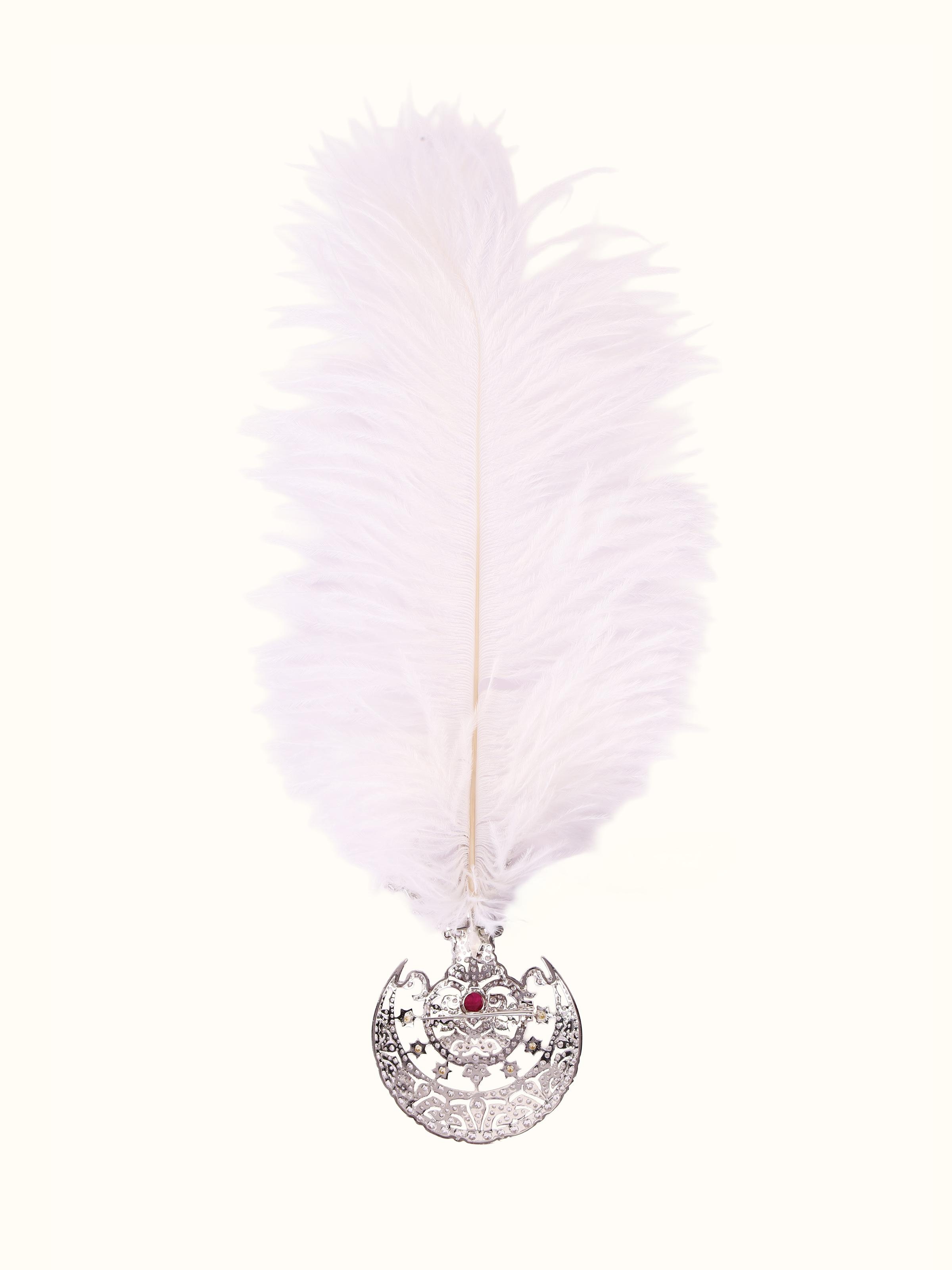 detail view of silver smithing silver brooch pin pattern