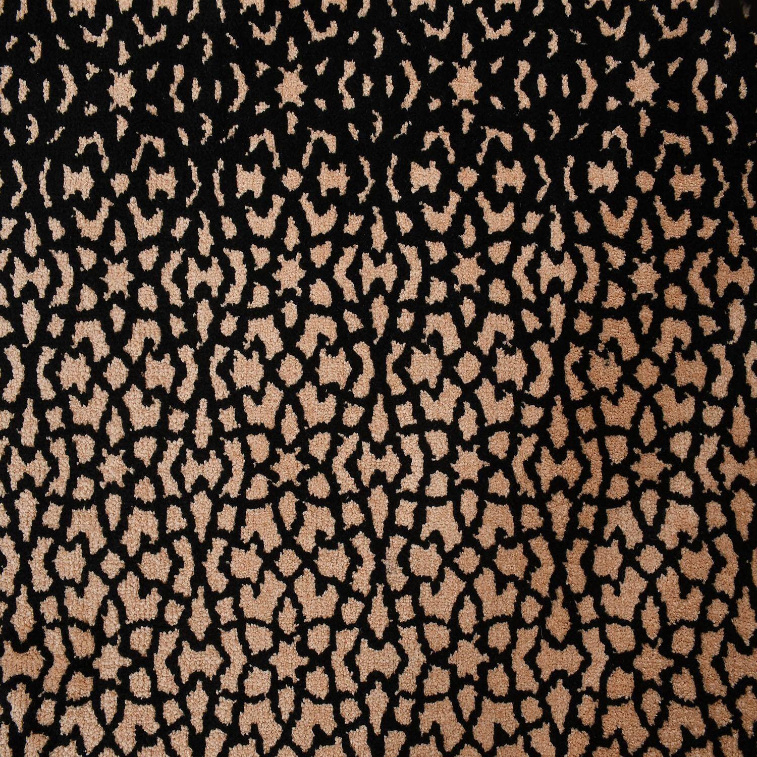 Multicolor Abstract Machine Made Polyester 5 X 7 Feet Carpet