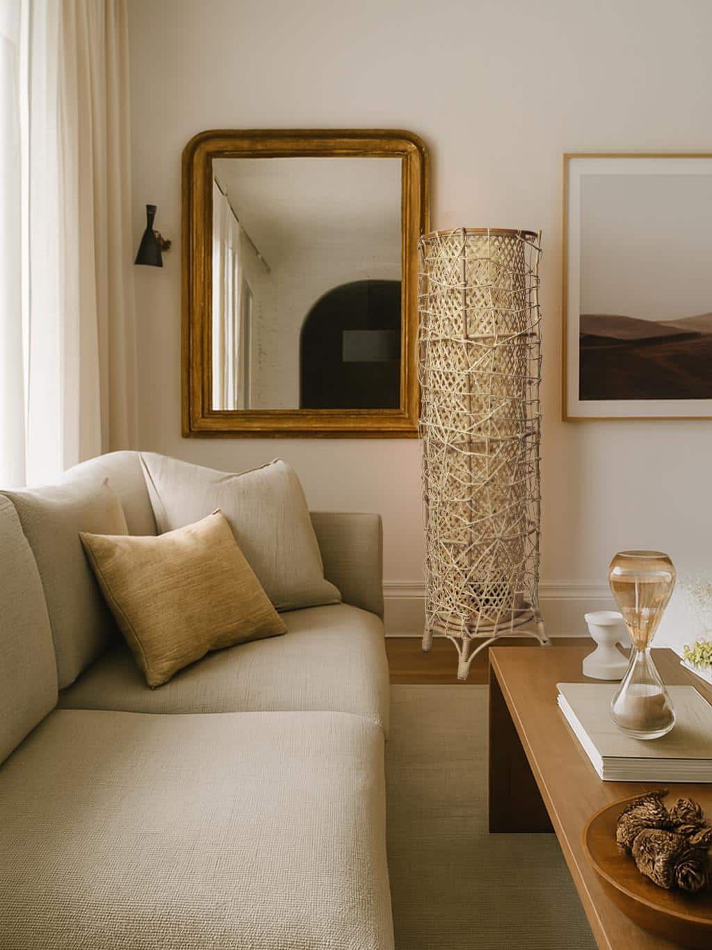 Bamboo Led Floor Lamp (4 Feet)