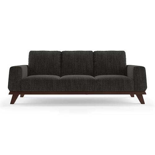 Granada Premium 3 Seater Fabric Sofa in Graphite Grey Colour