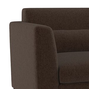 Lewis Sofa Set (Colour : Mocha, Cushion : Hard, Seater : 3+1+1)