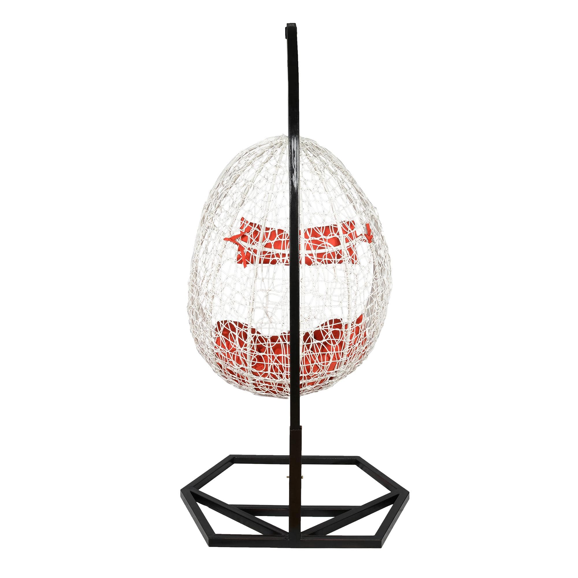 Bern Wicker Swing In White Color