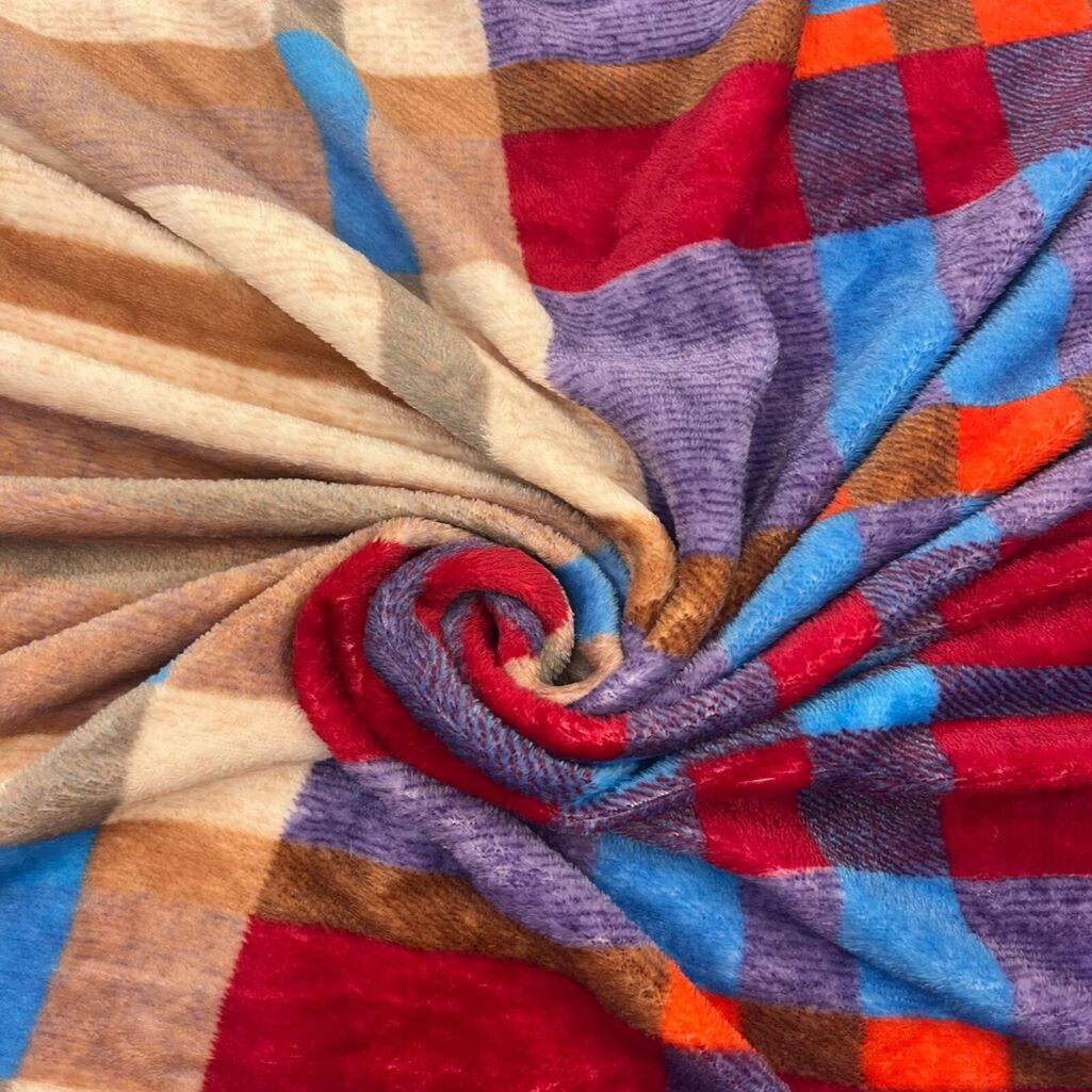 Silky Touch Premium Super Soft Cozy Doube Bed Blanket 240 X 220 Cms  210 Cms