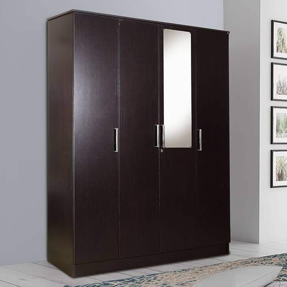 Maisie 4 door Wardrobe with Mirror