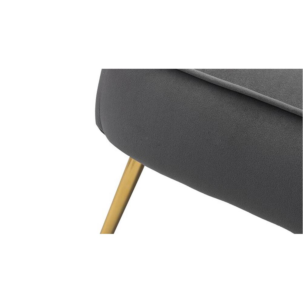 Crimson Accent Chair in Dark Grey Colour