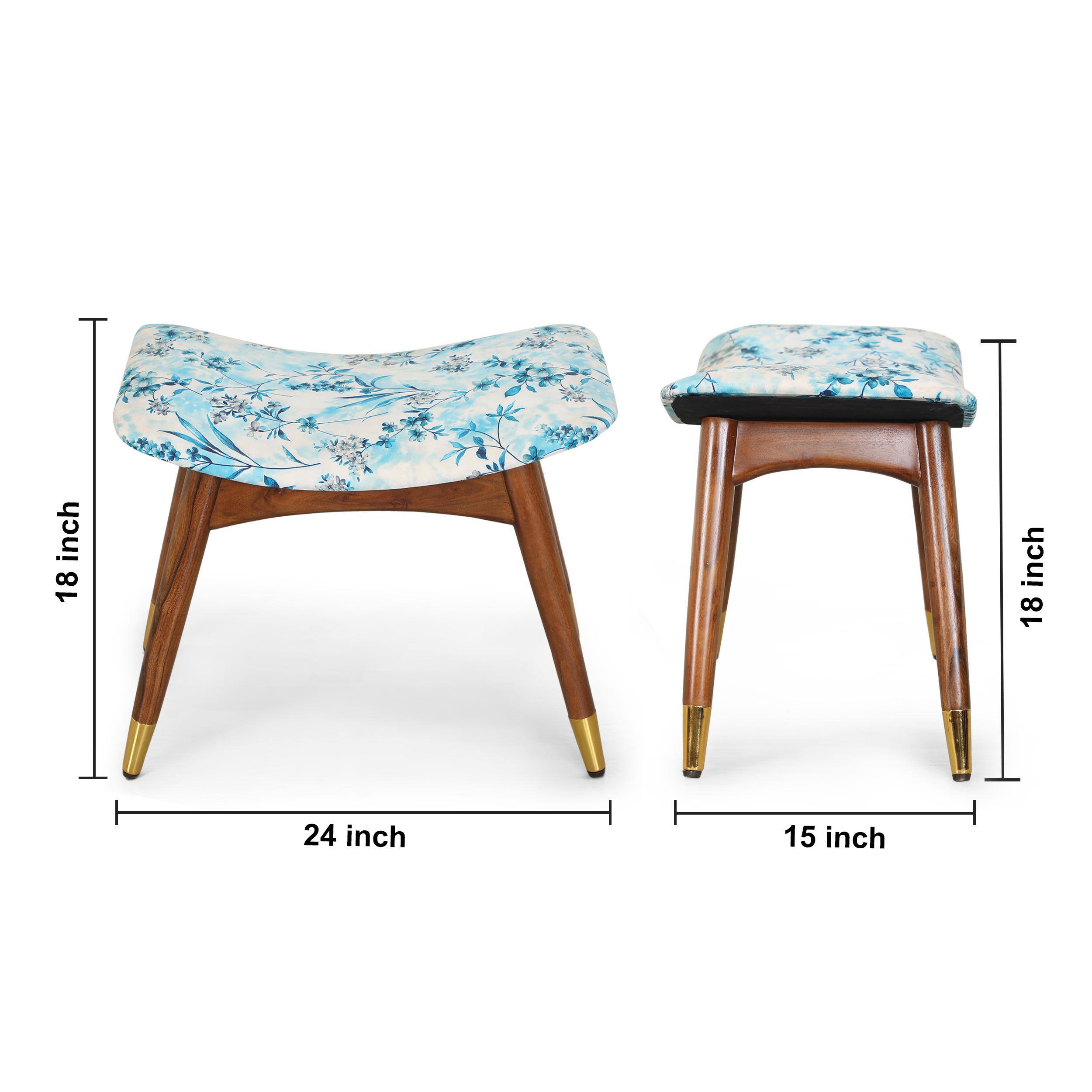 Zuno Solid Green Seating Stool