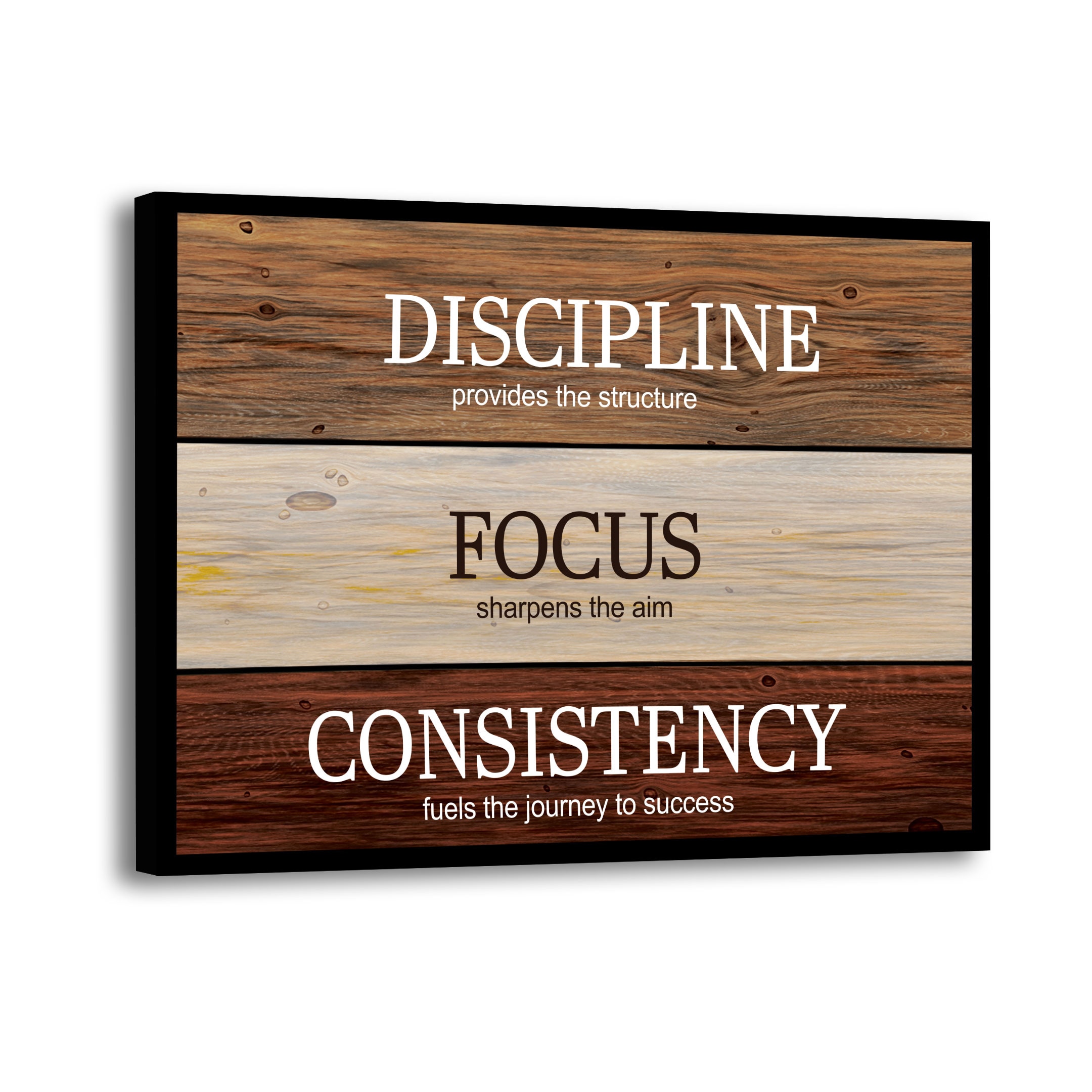The Castle Decor Motivational Quote Wall Art Frame Office Decor 20x30 Inch Style 2 - The Castle Decor