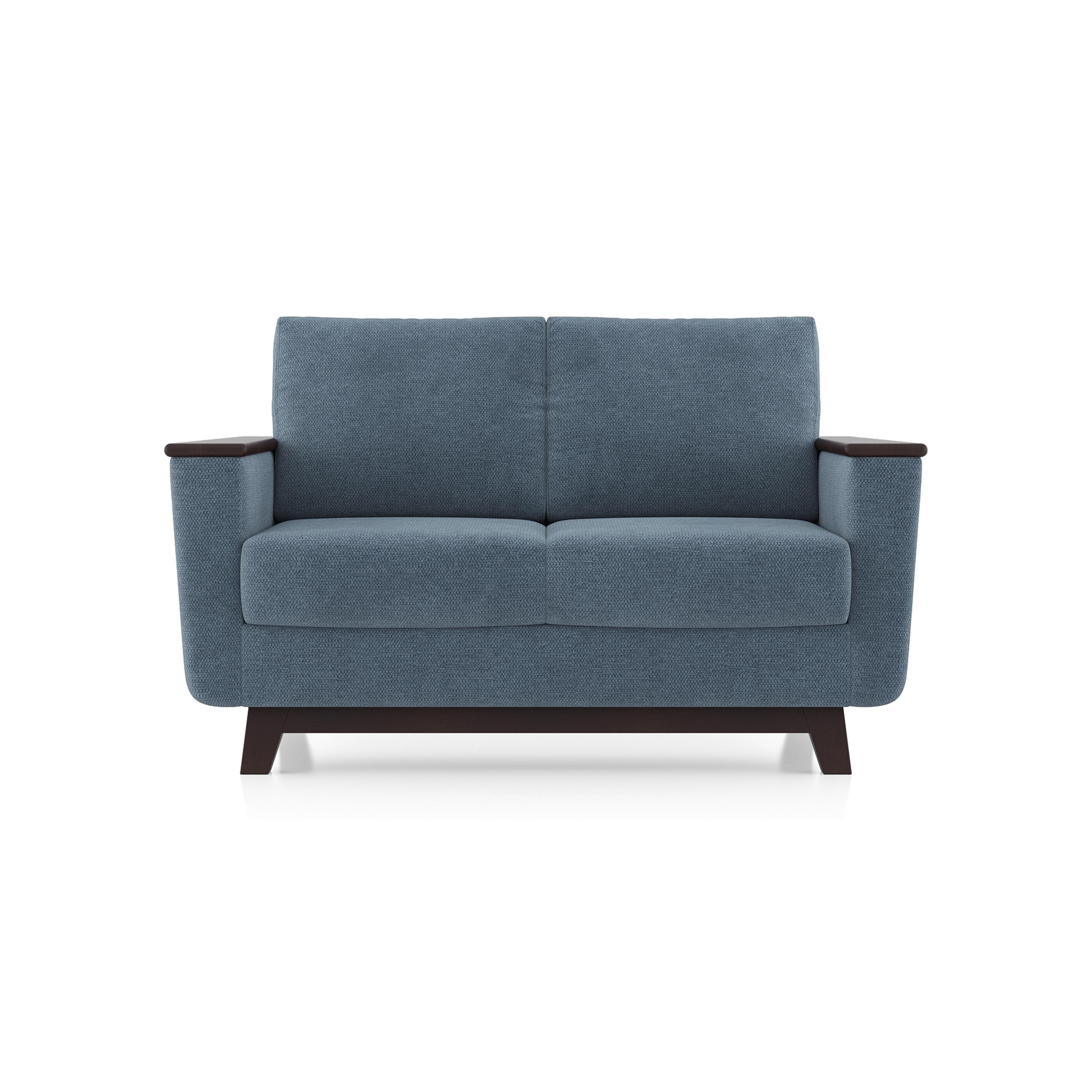 Corby Essential 2 Seater Fabric Sofa In Ocean Weave