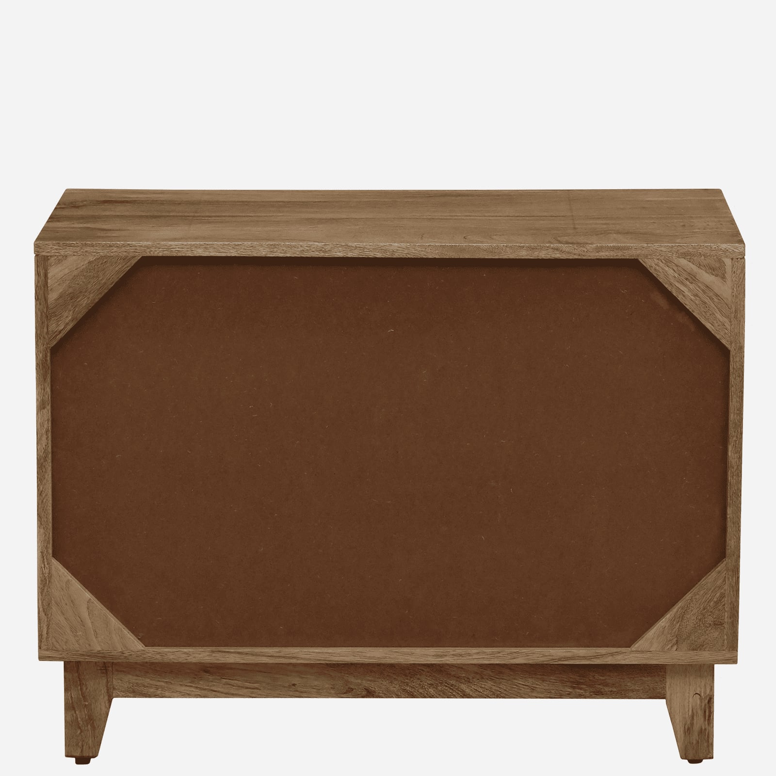 Darby Mango Wood Hand Painted Multicolour 2 Door Small Cabinet In Natural Finish