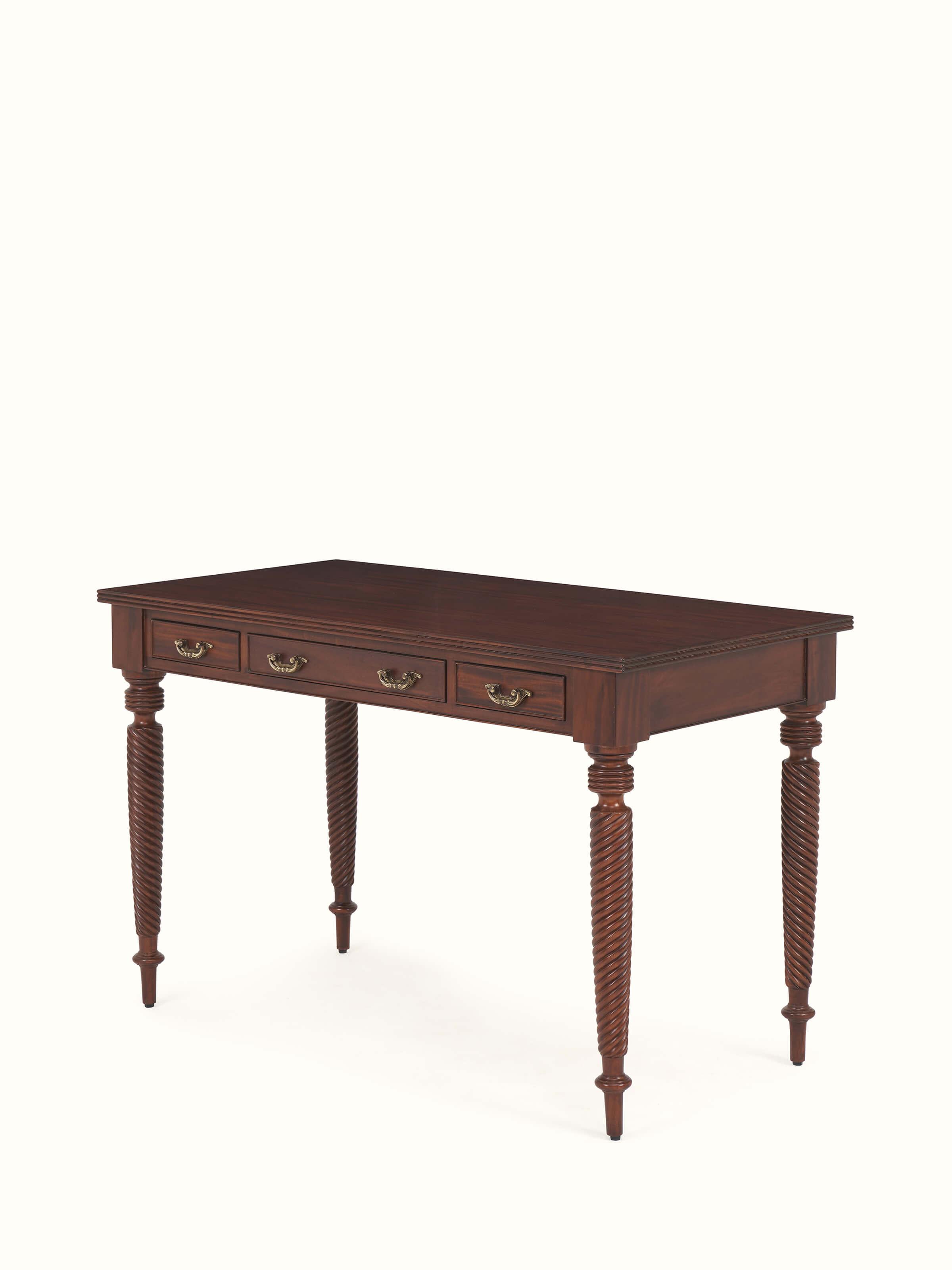 Mahagony Wood Study Table (3 Drawers)