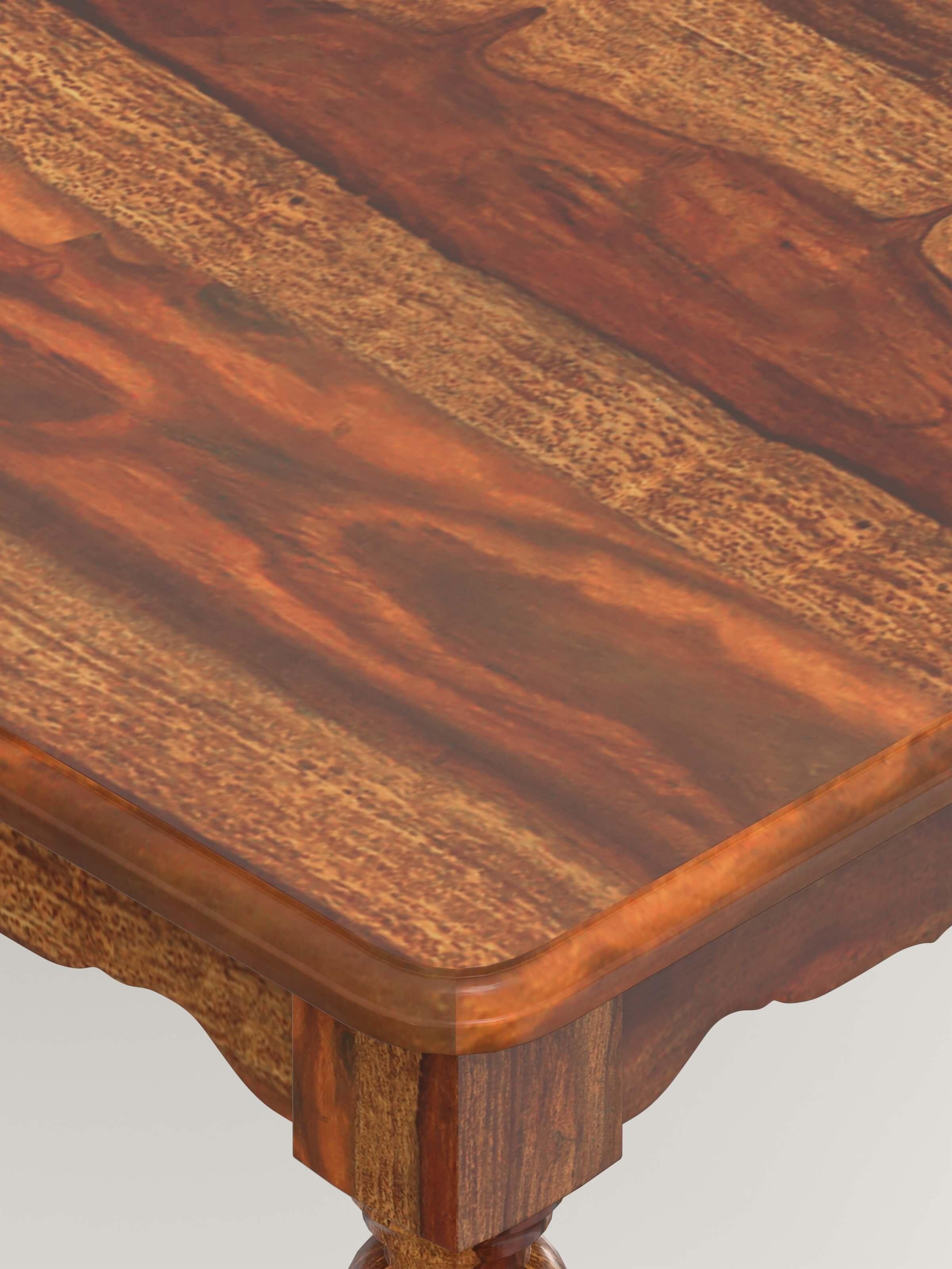 Natural Finish Sheesham Wood 6-seater Dining Table
