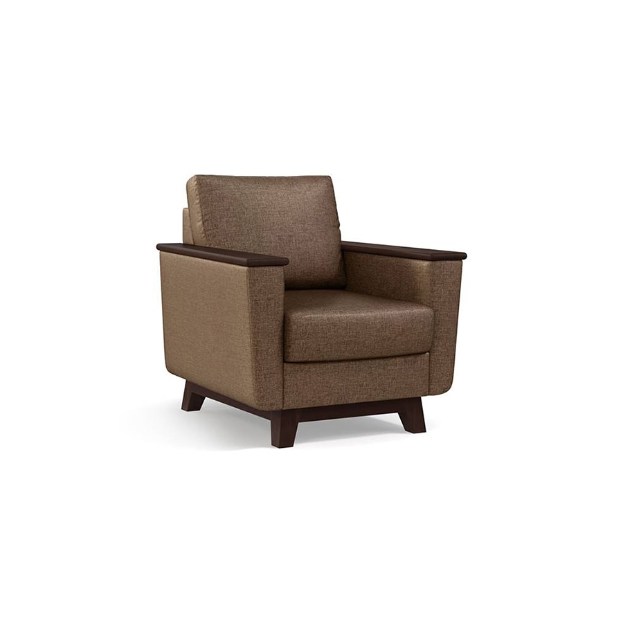 Corby Essential 1 Seater Fabric Sofa in Mocha Colour - Urban Ladder