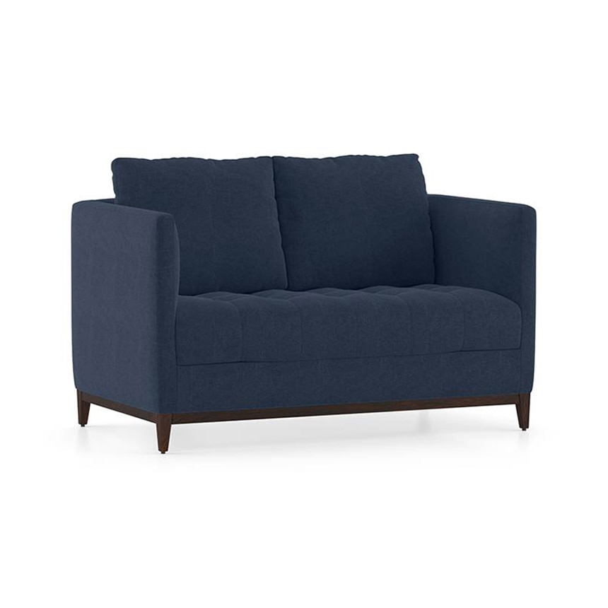 Florence Premium 2 Seater Fabric Sofa in Lapis Blue Colour