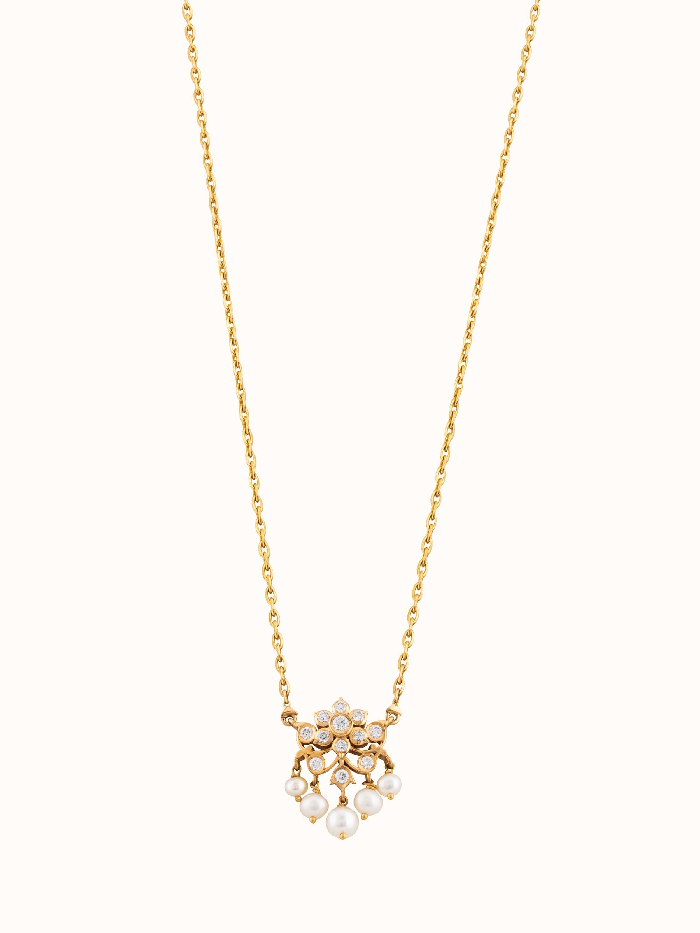 Close-setting 22 Karat Gold Collar Necklace