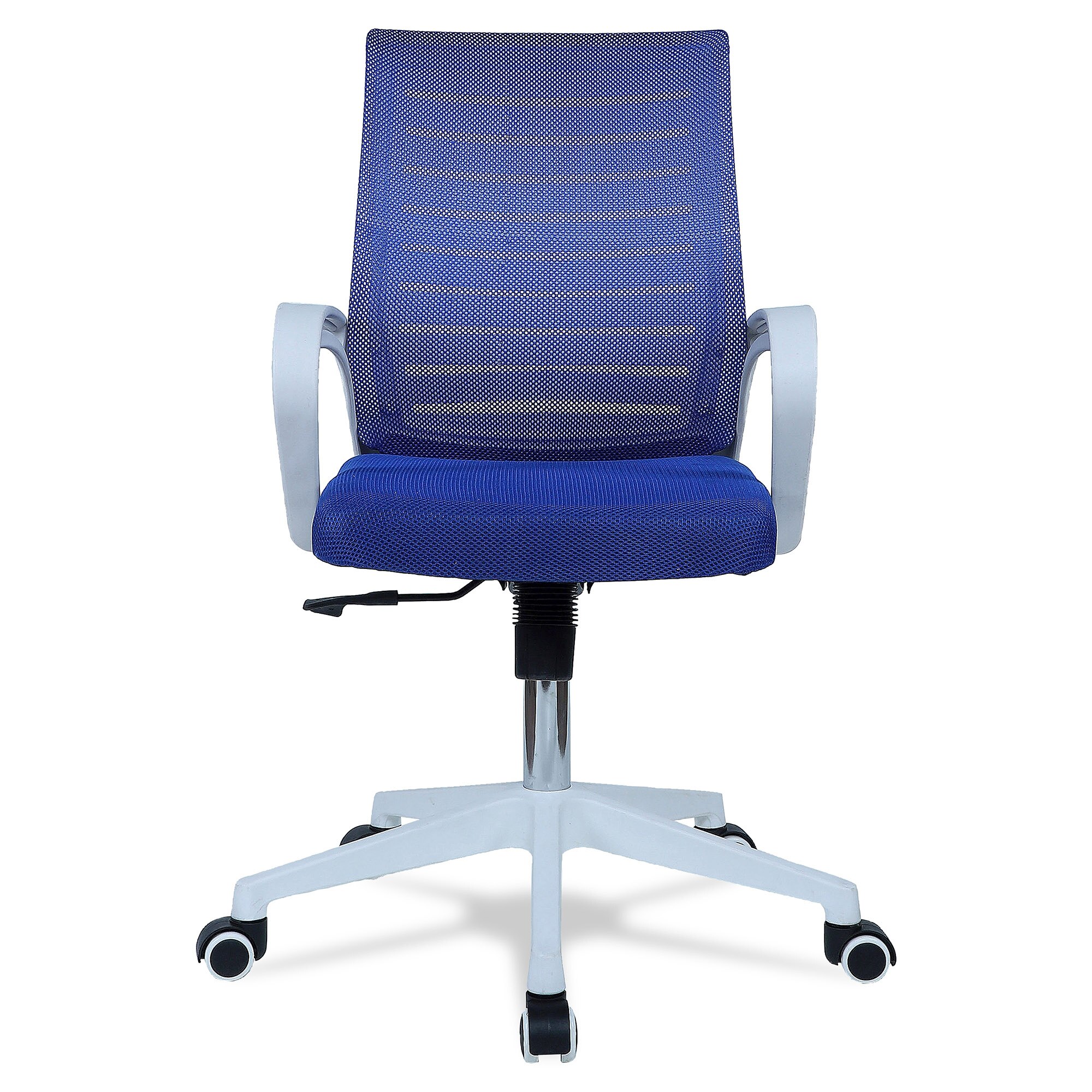 Mmarveal Mid Back Ergonomic Chair in Blue Colour