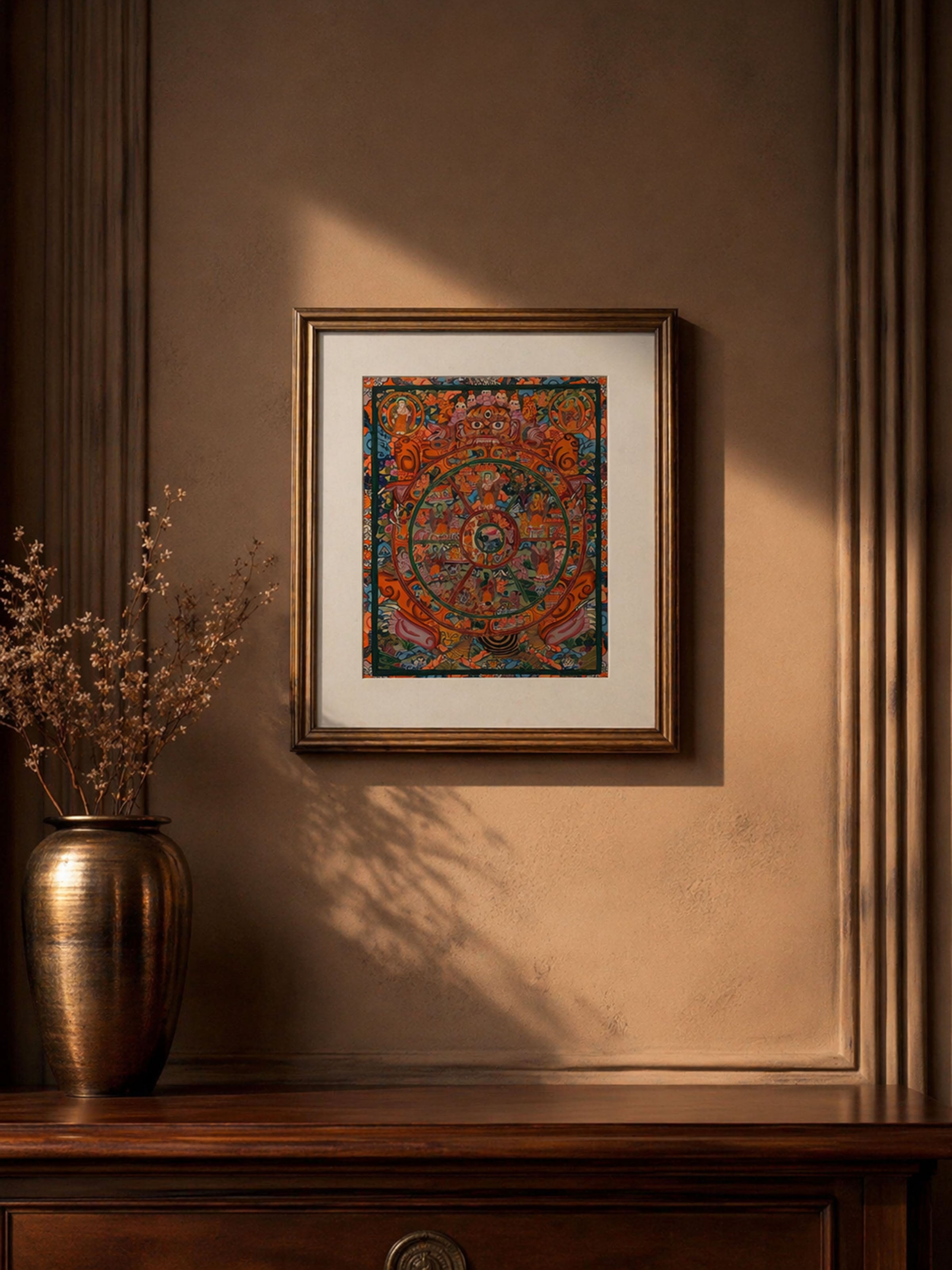 Wheel of Life Thangka Painting