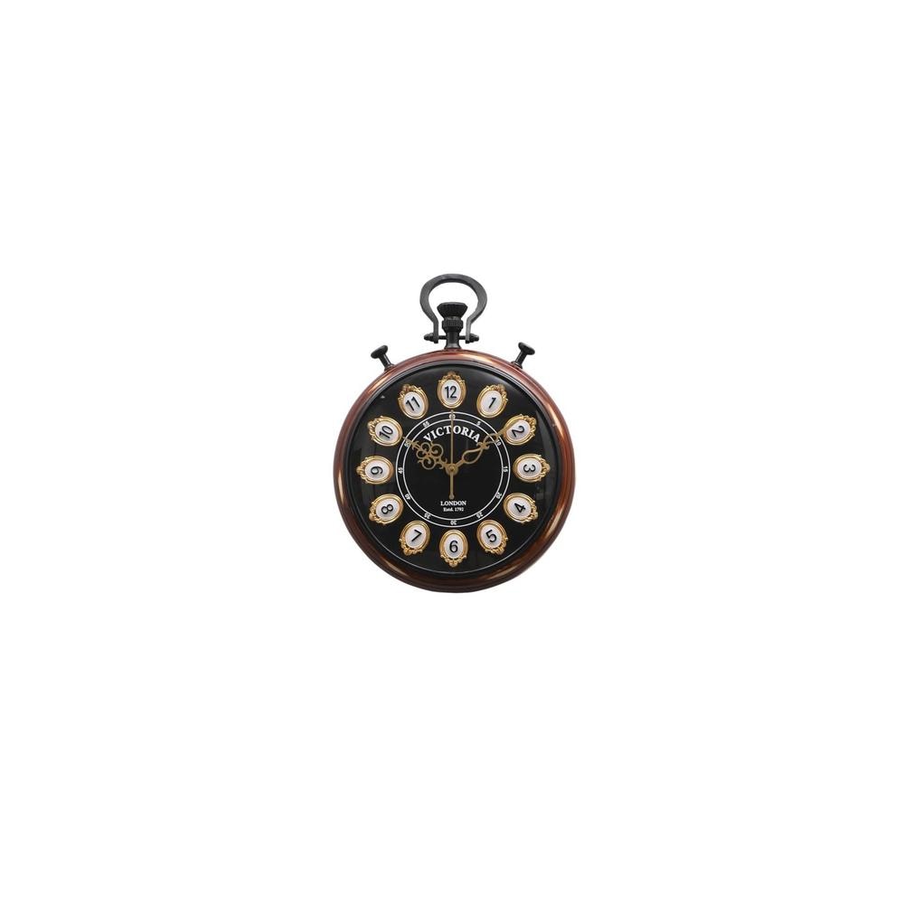 12" Tyre Clock Black Dile