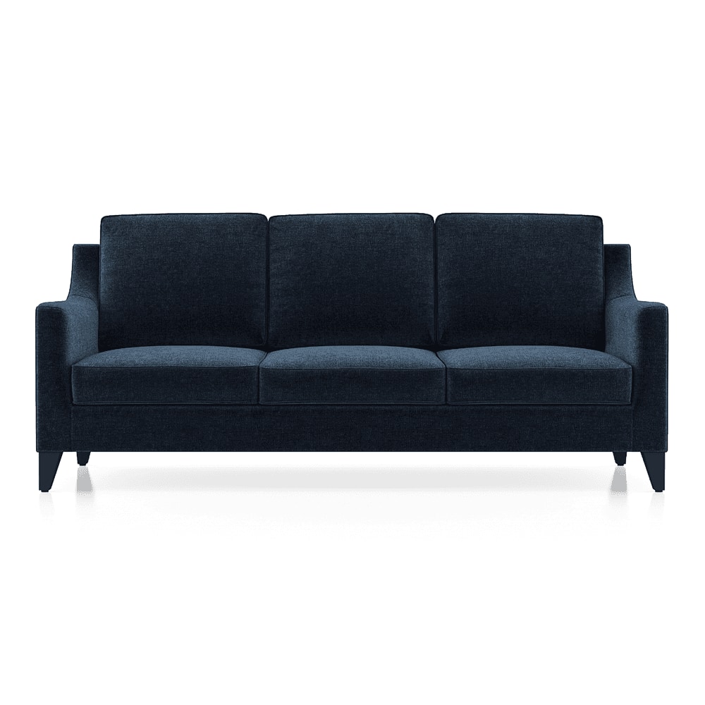 Abbey 3 Seater Fabric Sofa in Cobalt Colour