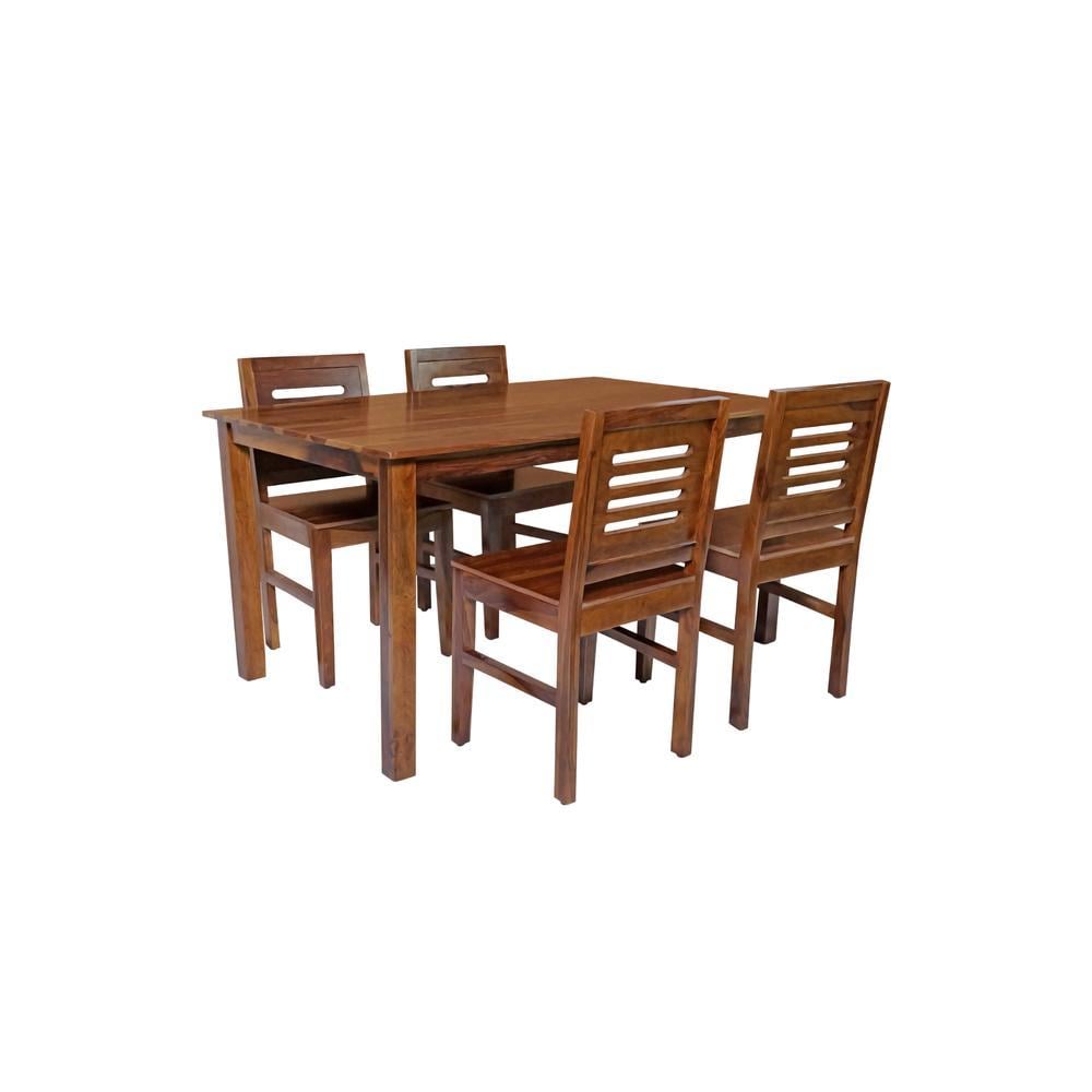 danny solid wood  4 seater Dining table in  Provincial Teak