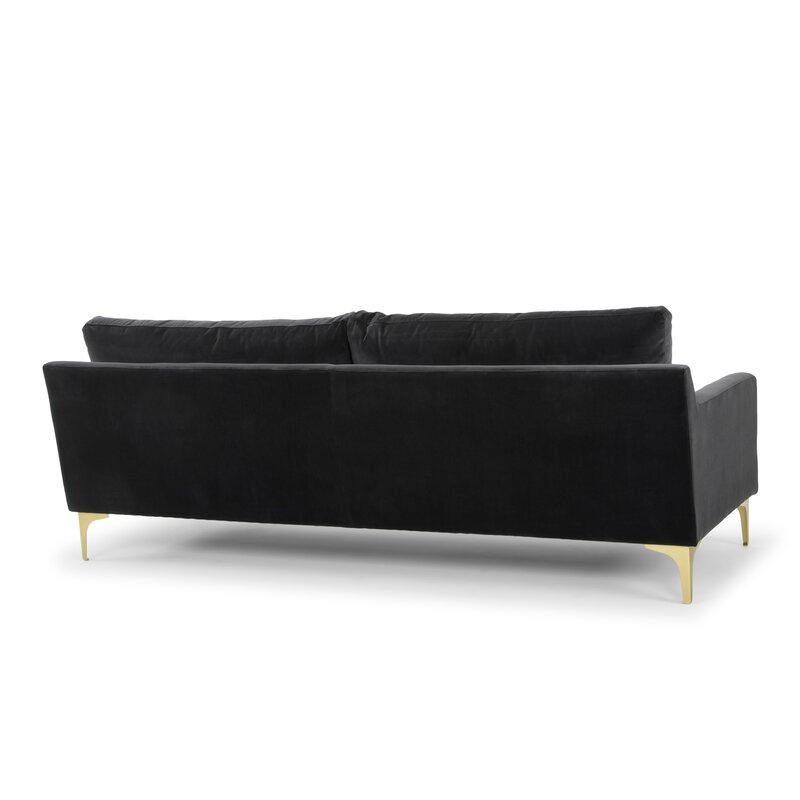 Velore Fabric Sofa (Black)
