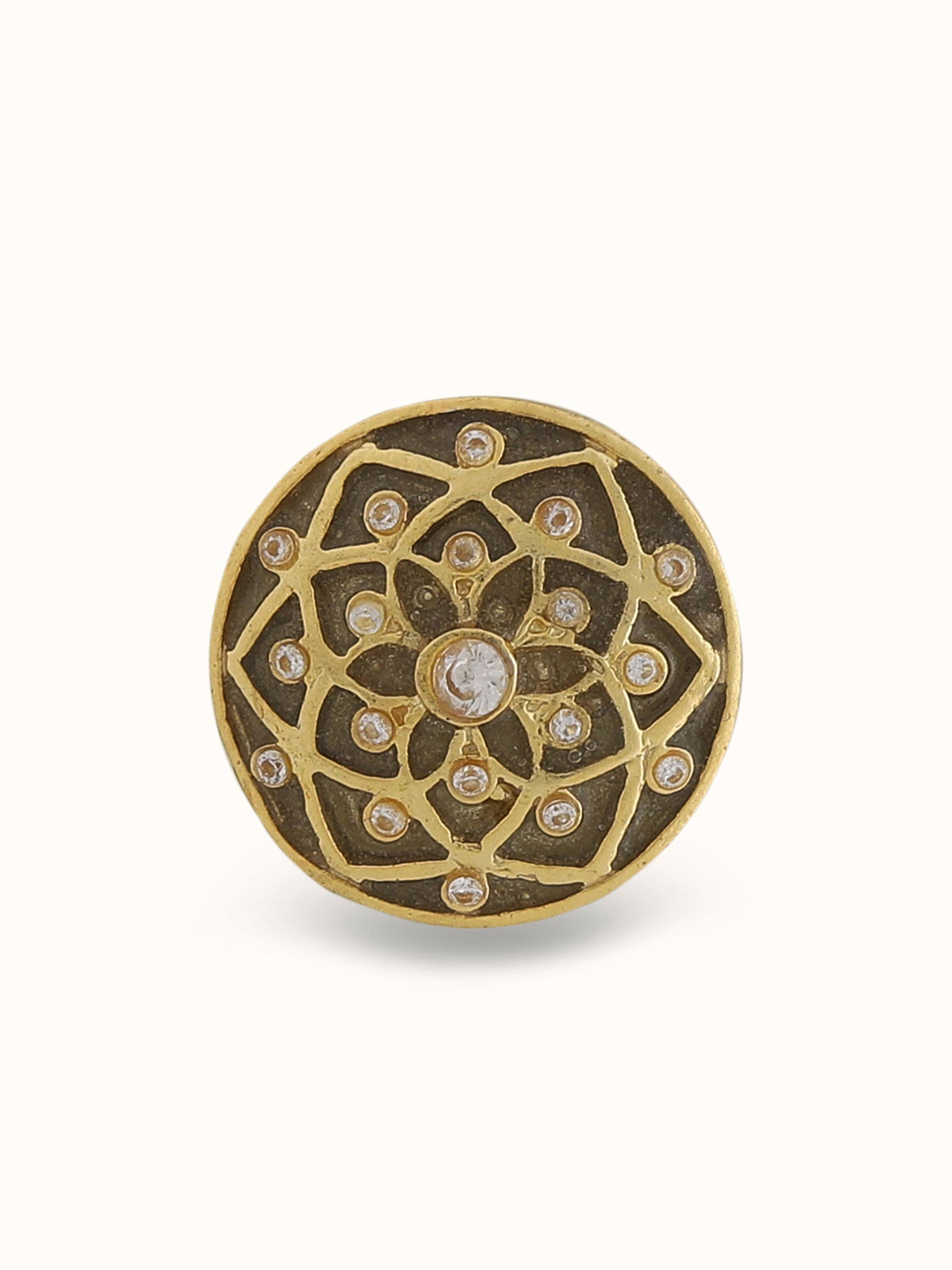 Silver Smithing Jodhpuri Button Set