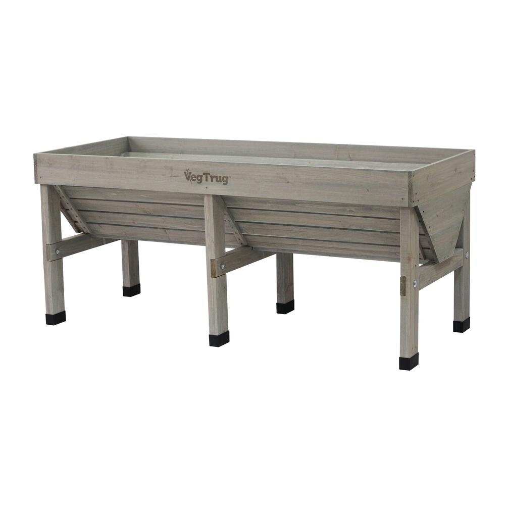 VegTrug Classic Medium 1.8m Grey Wash