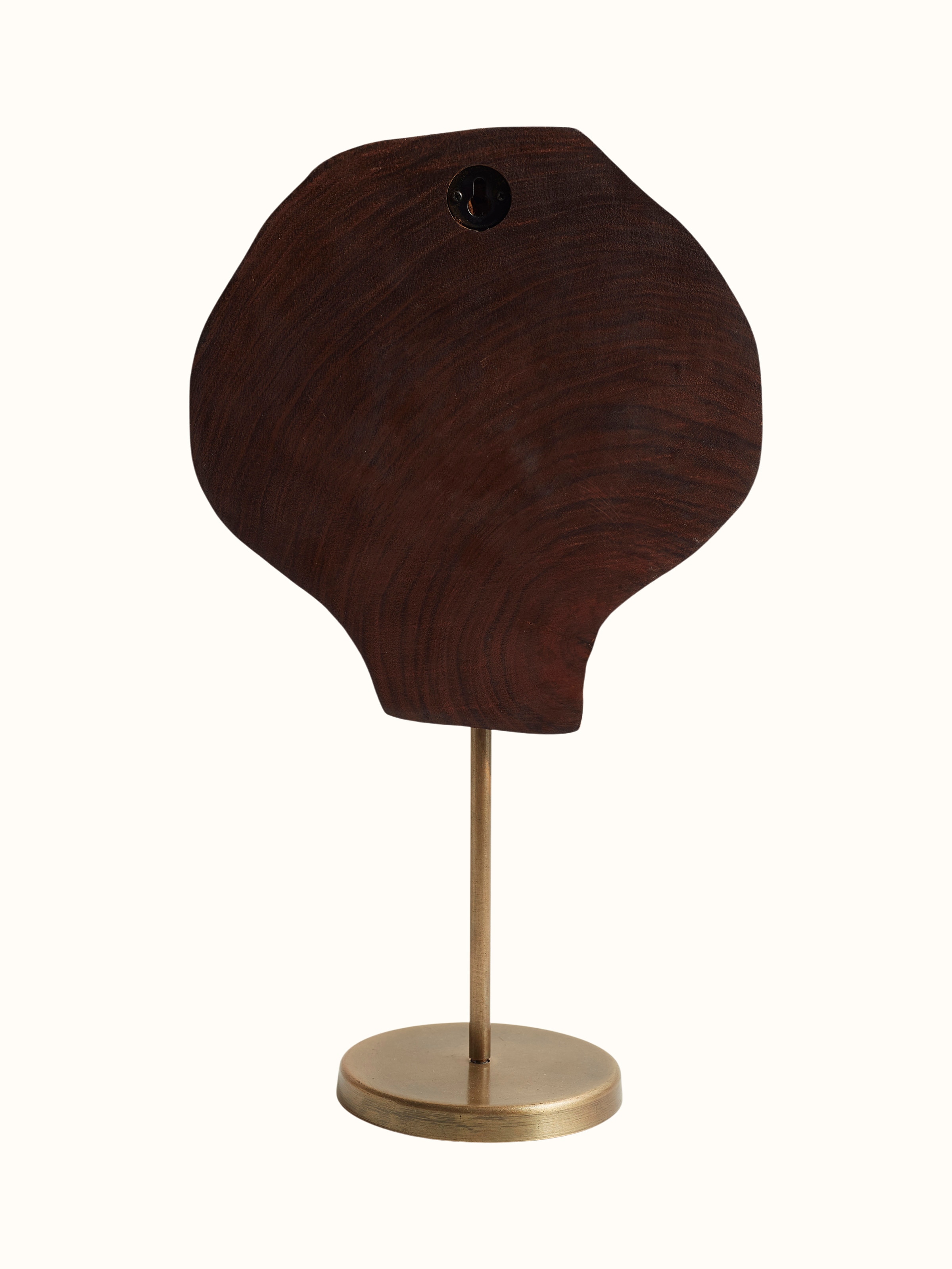 Back view of Sheesham Wood Carved Tree Wooden Block